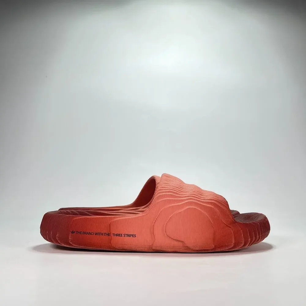 Adidas Adilette 22 Preloved Red Casual Slides Sandals Men's Size US 12.5 UK 12